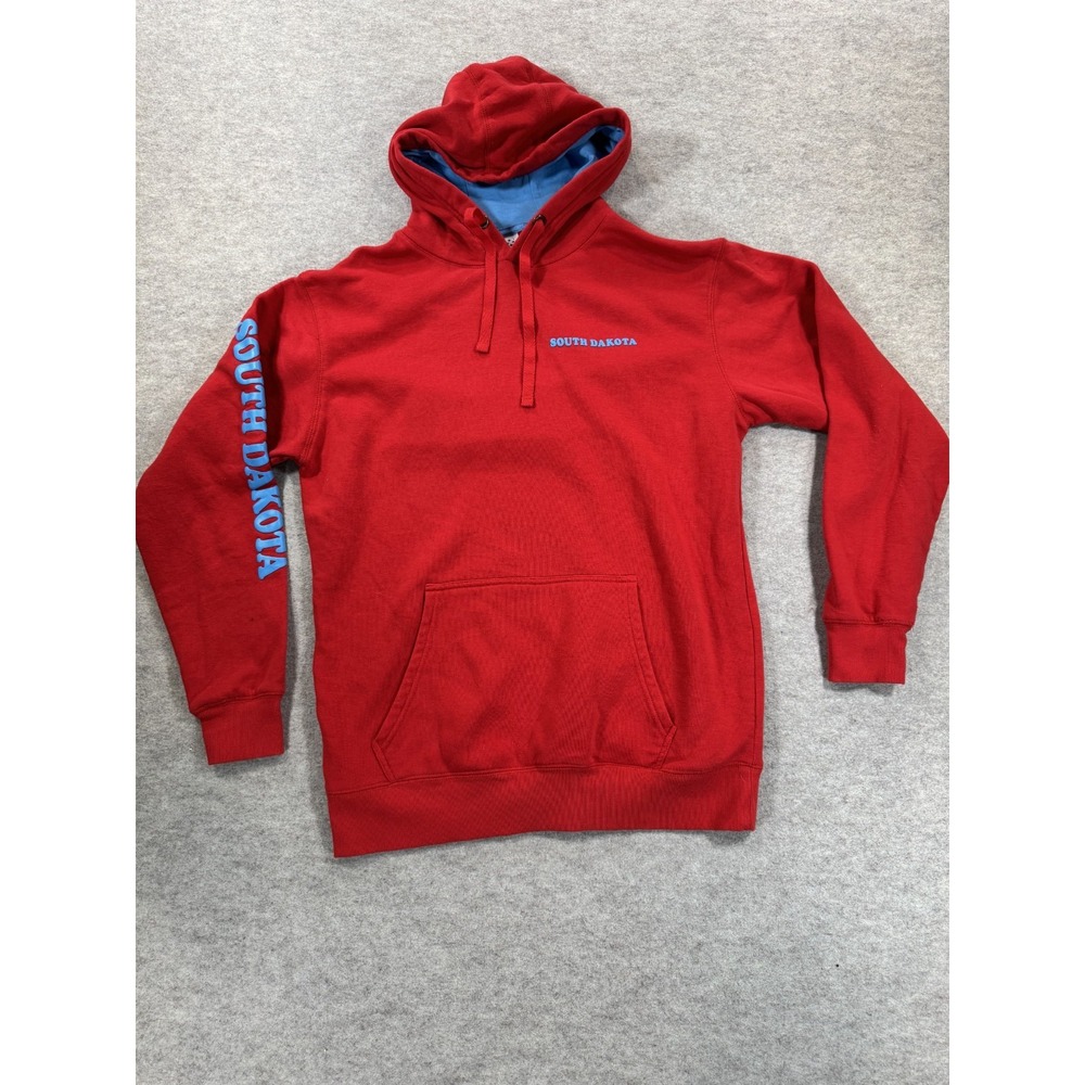 South Dakota Coyotes Hoodie Mens Medium Red Creative Apparel Concepts Football